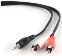 Кабель Cablexpert аудио сигнала 1.5м 3.5 джек (M)/2 RCA (M) CCA-458